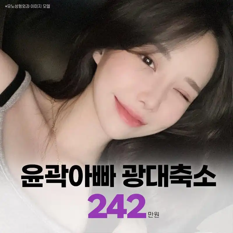 윤곽아빠 광대축소