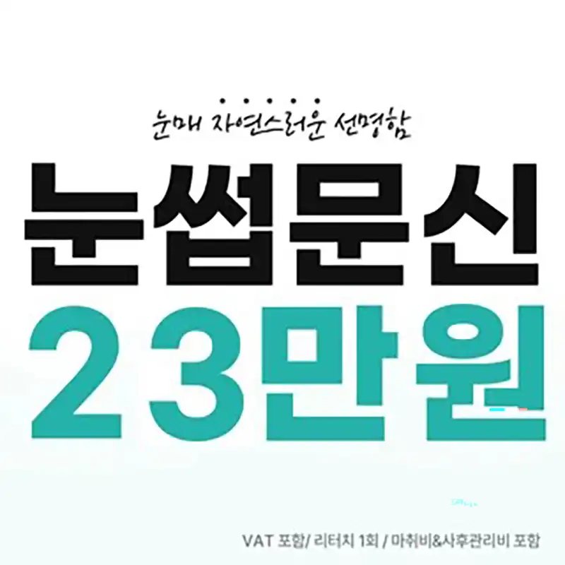 한올한올 반영구 눈썹문신