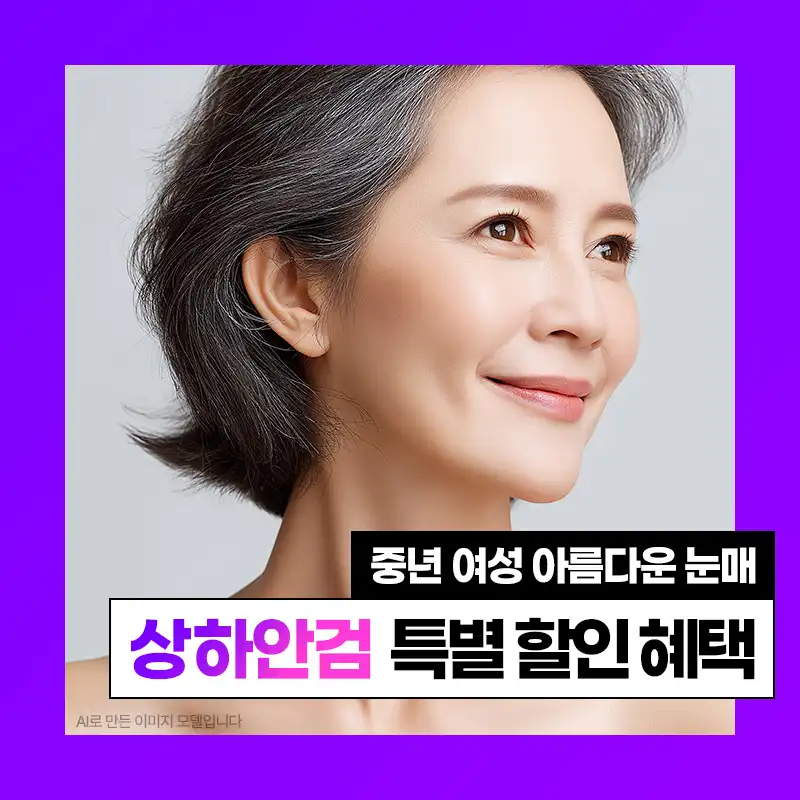 [안양특집] 상,하안검 필요하신 분!