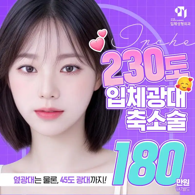 230도 입체 광대축소술